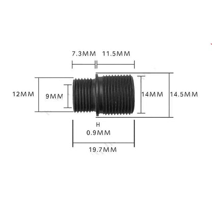 12mm CCW To 14mm CCW Thread Adapter