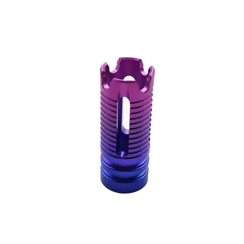 14mm CCW Gradient Color Flash Hiders Muzzle Device