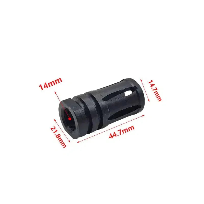 14mm CCW M16A1 Steel Metal Flash Hider