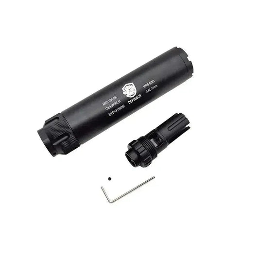 19mm Thread Defiance Kriss Suppressor with 14mm CCW Flash Hider