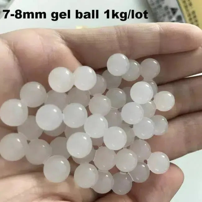 1kg 7-8mm Milky White Hardened Gel Balls
