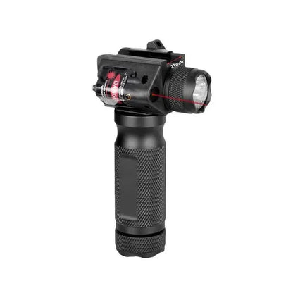 3-In-1 Tactical Metal Flashlight Foregrip with Red or Green Dot Laser