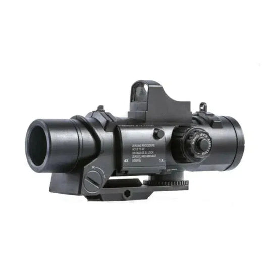 6X Sight Magnifier Scope with Red Dot Sight