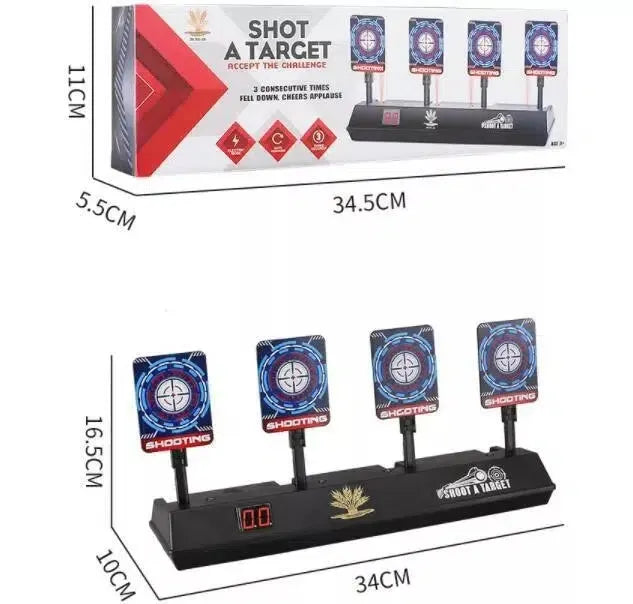 ChuRuoJun 4 Targets Auto Reset Electric Scoring Toy