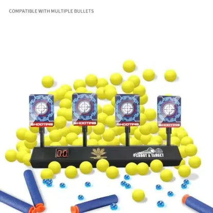 ChuRuoJun 4 Targets Auto Reset Electric Scoring Toy