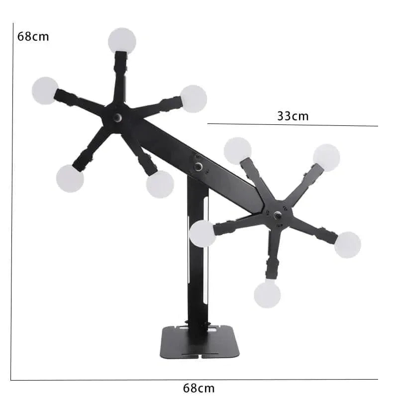 Double Stars Rotating Magnetic Metal Target