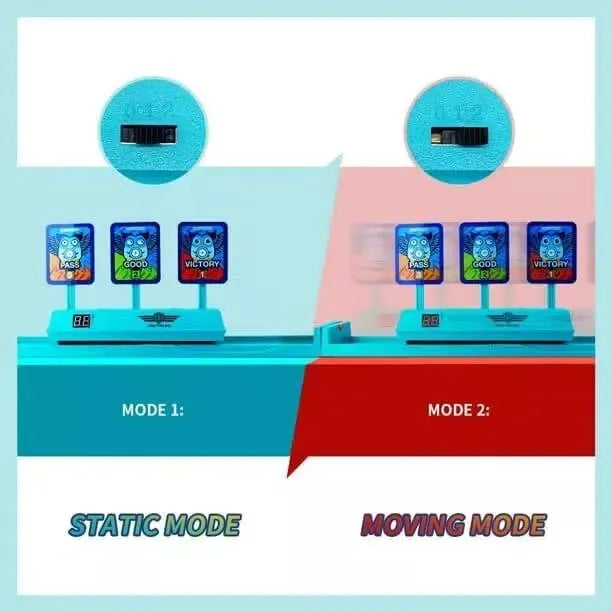 Electronic Auto Reset Digital Scoring Moving Nerf Target