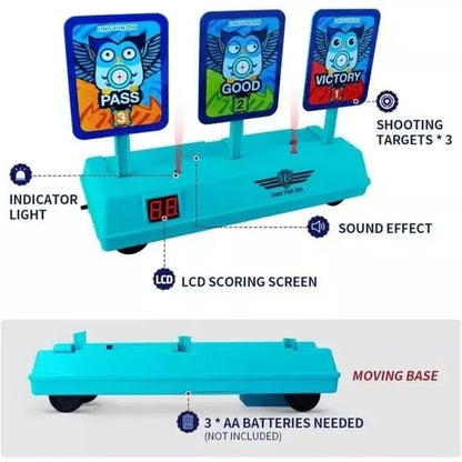 Electronic Auto Reset Digital Scoring Moving Nerf Target