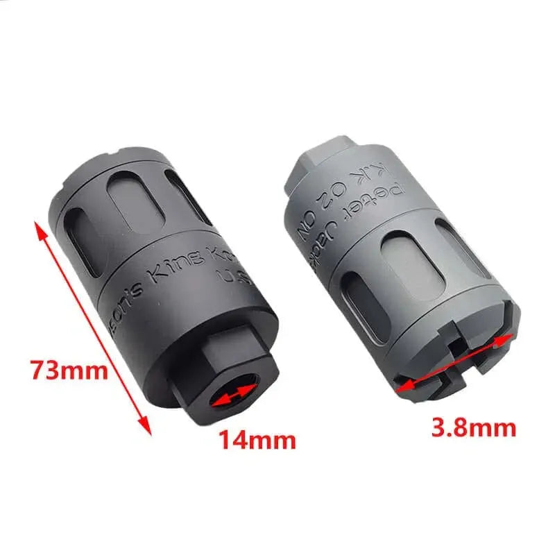 King Kong CNC Muzzle Brake 14mm CCW