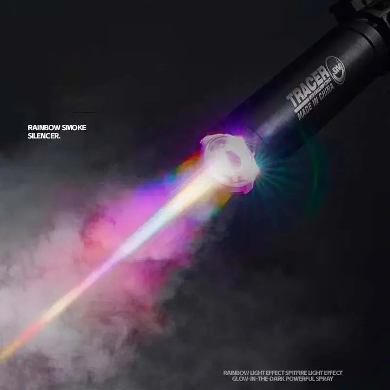 Metal Rainbow Tracer Unit Silencer with Smoke