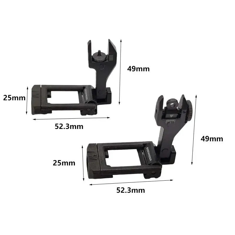 SI Sidewinder 45 Degree Offset Flip-Up Iron Sights