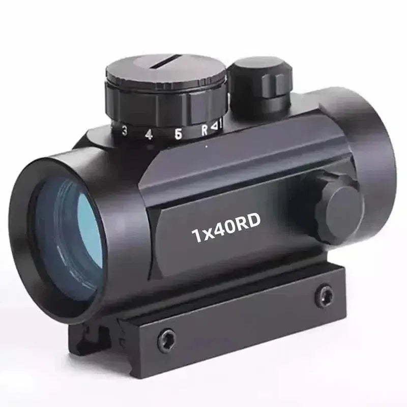 Tactical 1x40RD Red Green Dot/Cross Optical Sight
