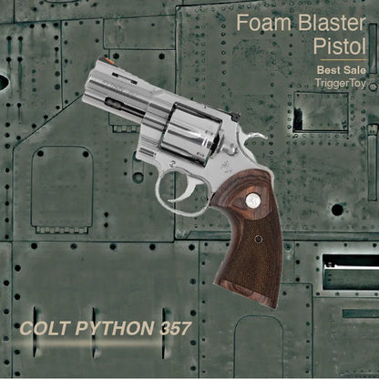 TriggerToy XYL Colt Python Revolver Foam Blaster