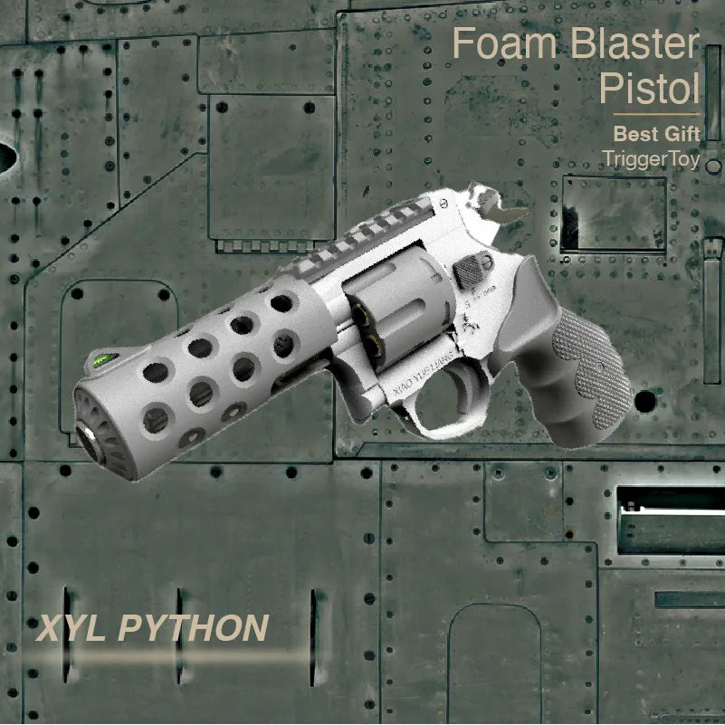 TriggerToy XYL Cellular Revolver Foam Blaster