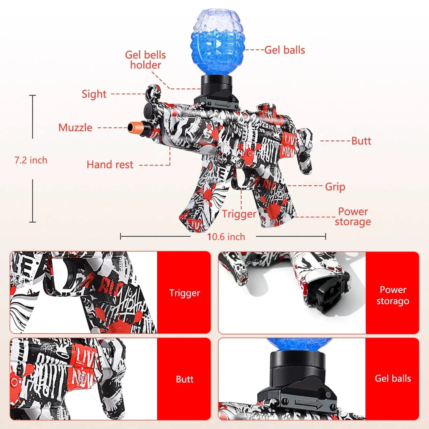 TriggerToy MP5 Gel Blaster