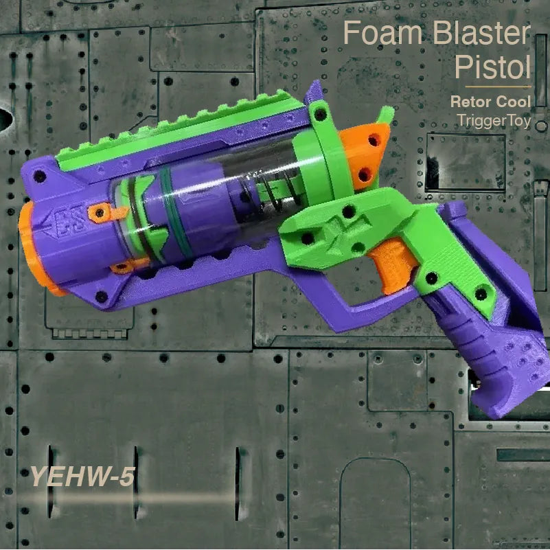 Triggertoy Hammer-Prime 3D Printed Foam Blaster